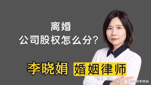 离婚分割丈夫公司股权,怎么分比较好 杭州婚姻律师咨询